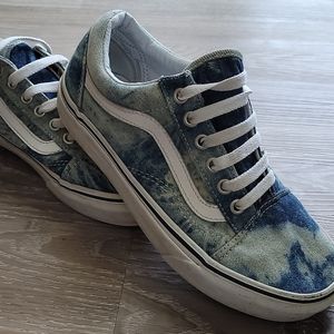 Blue Tie Dye Vans